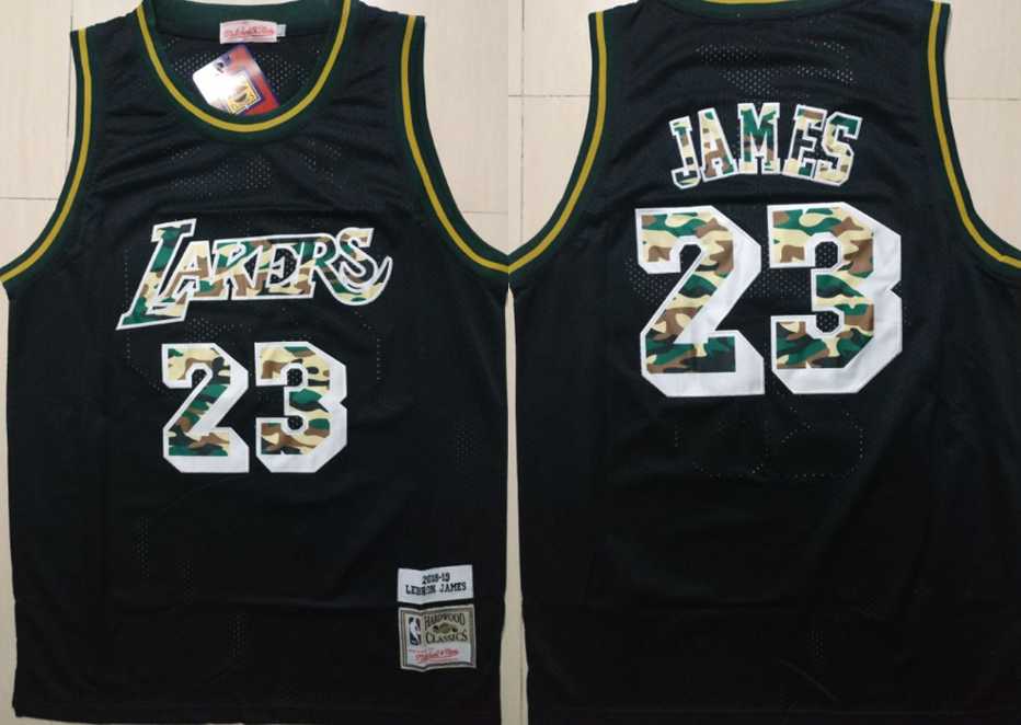 Lakers 23 Lebron James Black Camo 2018 19 Hardwood Classics Jersey,We sell and wholesale Lakers 23 Lebron James Black Camo 2018 19 Hardwood Classics Jersey on line form chian!